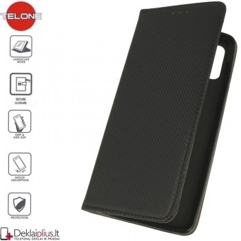 Telone smart magnet serijos atverčiamas dėklas - juodas (GALAXY NOTE 10 LITE) Telone smart magnet serijos atverčiamas dėklas - juodas (GALAXY NOTE 10 LITE)